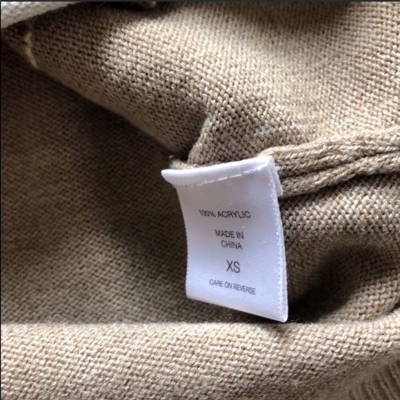 NY & Co Spring Argyle Sweater purple tan sz XS - Picture 5 of 5